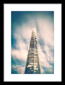 The Shard - Holga lens - Framed Print