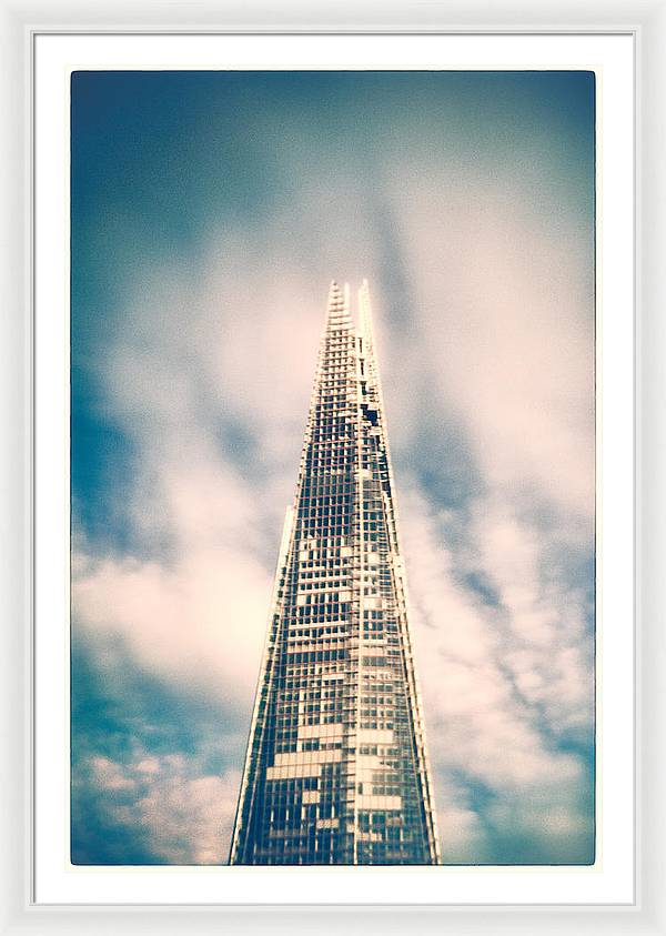 The Shard - Holga lens - Framed Print