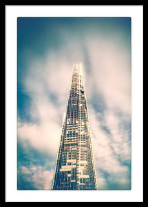 The Shard - Holga lens - Framed Print