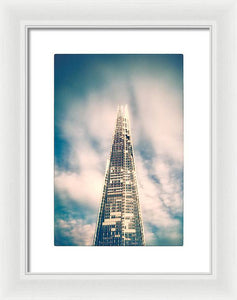 The Shard - Holga lens - Framed Print