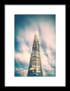 The Shard - Holga lens - Framed Print