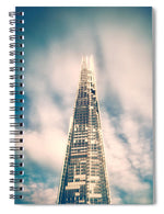 Load image into Gallery viewer, The Shard - Holga lens - Spiral Notebook
