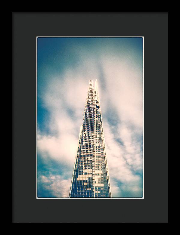 The Shard - Holga lens - Framed Print