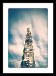 The Shard - Holga lens - Framed Print