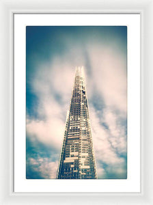 The Shard - Holga lens - Framed Print