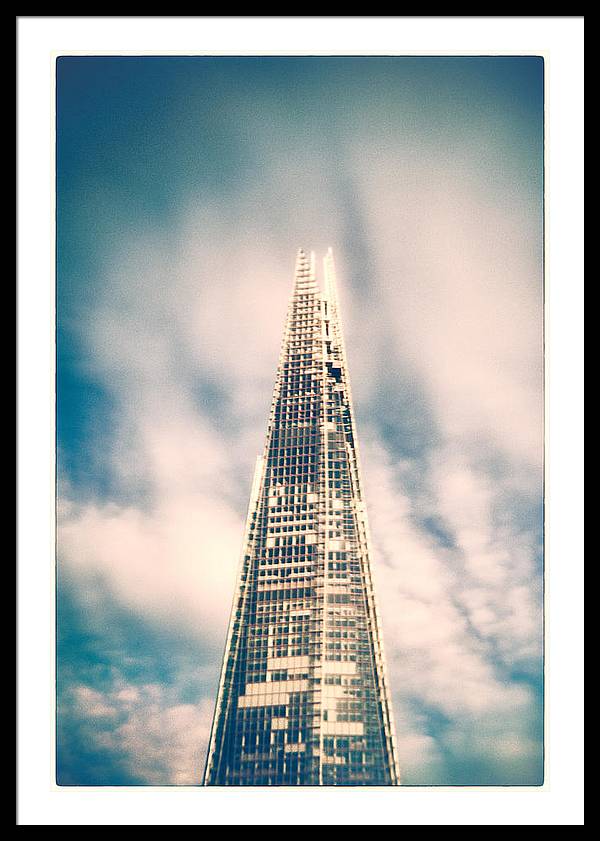 The Shard - Holga lens - Framed Print