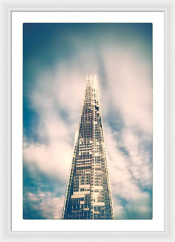 The Shard - Holga lens - Framed Print