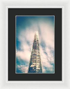 The Shard - Holga lens - Framed Print