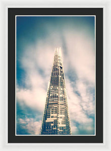 The Shard - Holga lens - Framed Print