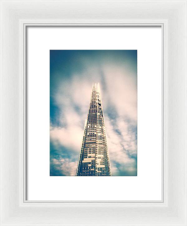 The Shard - Holga lens - Framed Print