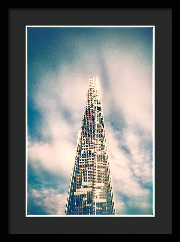 The Shard - Holga lens - Framed Print