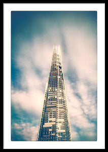 The Shard - Holga lens - Framed Print