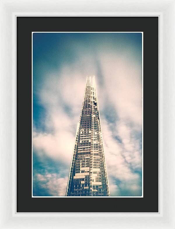 The Shard - Holga lens - Framed Print