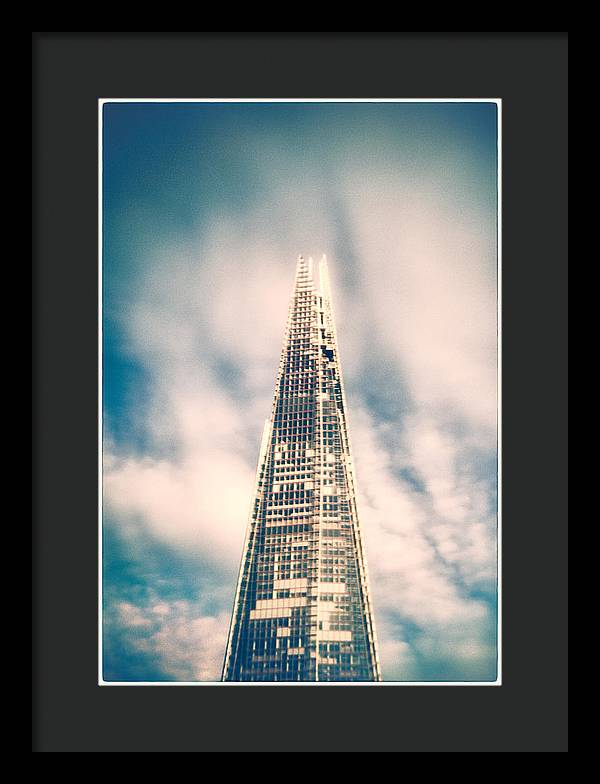 The Shard - Holga lens - Framed Print