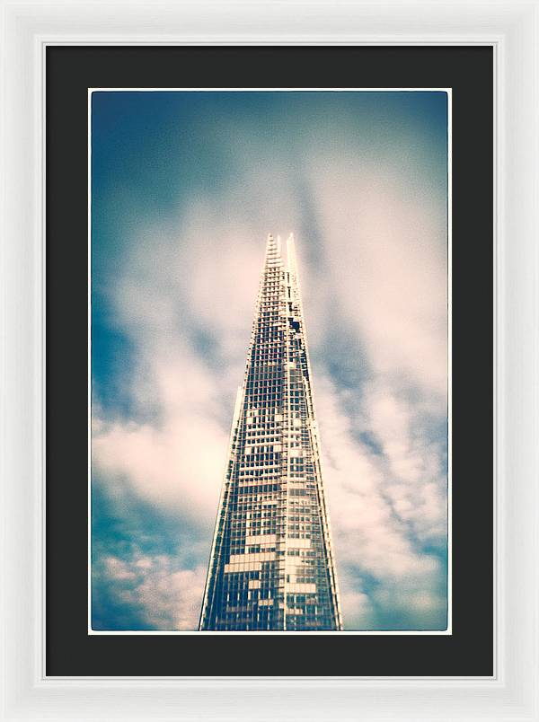 The Shard - Holga lens - Framed Print