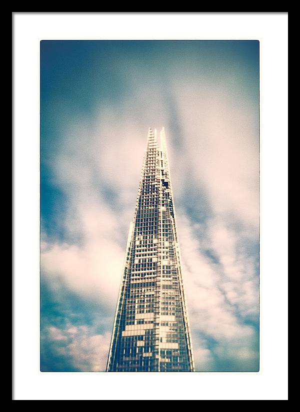 The Shard - Holga lens - Framed Print