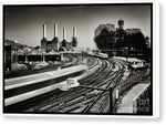 Load image into Gallery viewer, The Train and Battersea Power Station - Canvas Print
