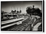 Load image into Gallery viewer, The Train and Battersea Power Station - Canvas Print
