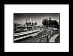 Load image into Gallery viewer, The Train and Battersea Power Station - Framed Print
