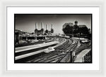 Load image into Gallery viewer, The Train and Battersea Power Station - Framed Print
