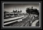 Load image into Gallery viewer, The Train and Battersea Power Station - Framed Print
