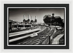 Load image into Gallery viewer, The Train and Battersea Power Station - Framed Print
