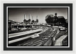 Load image into Gallery viewer, The Train and Battersea Power Station - Framed Print
