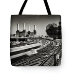 Load image into Gallery viewer, The Train and Battersea Power Station - Tote Bag
