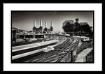 Load image into Gallery viewer, The Train and Battersea Power Station - Framed Print
