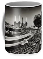Load image into Gallery viewer, The Train and Battersea Power Station - Mug
