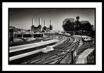 Load image into Gallery viewer, The Train and Battersea Power Station - Framed Print
