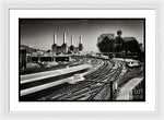 Load image into Gallery viewer, The Train and Battersea Power Station - Framed Print
