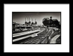 Load image into Gallery viewer, The Train and Battersea Power Station - Framed Print
