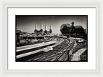 Load image into Gallery viewer, The Train and Battersea Power Station - Framed Print
