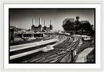 Load image into Gallery viewer, The Train and Battersea Power Station - Framed Print
