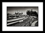 Load image into Gallery viewer, The Train and Battersea Power Station - Framed Print
