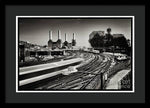 Load image into Gallery viewer, The Train and Battersea Power Station - Framed Print
