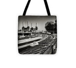 Load image into Gallery viewer, The Train and Battersea Power Station - Tote Bag
