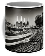 Load image into Gallery viewer, The Train and Battersea Power Station - Mug
