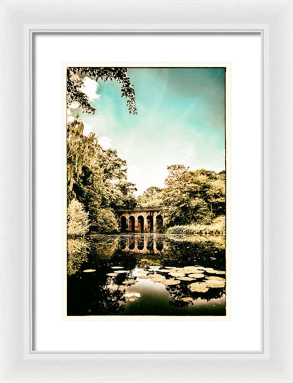 The Viaduct Pond Hampstead Health - Framed Print