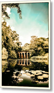 The Viaduct Pond Hampstead Health - Metal Print