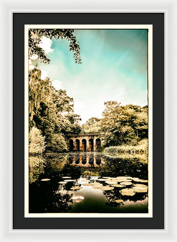 The Viaduct Pond Hampstead Health - Framed Print