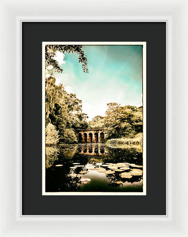 The Viaduct Pond Hampstead Health - Framed Print