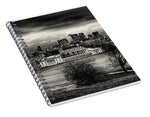 Load image into Gallery viewer, Towards Canary Wharf from Greenwich Park - Spiral Notebook
