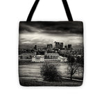 Load image into Gallery viewer, Towards Canary Wharf from Greenwich Park - Tote Bag
