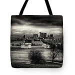 Load image into Gallery viewer, Towards Canary Wharf from Greenwich Park - Tote Bag
