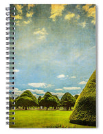 Load image into Gallery viewer, Triangular Trees 001 - Spiral Notebook
