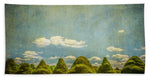 Load image into Gallery viewer, Triangular Trees 003 - Beach Towel
