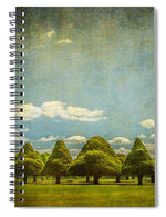 Load image into Gallery viewer, Triangular Trees 003 - Spiral Notebook
