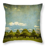 Load image into Gallery viewer, Triangular Trees 003 - Throw Pillow
